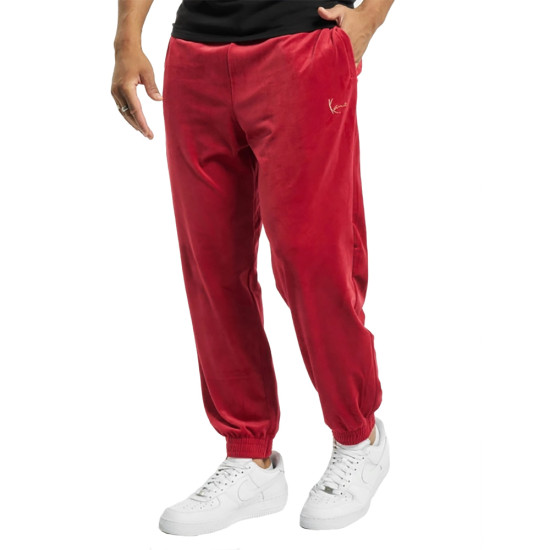 Karl Kani Ανδρικό παντελόνι φόρμας Signature Velvet Track Pants